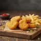 CHICKEN NUGGETS 8PCS WITH CHIPS