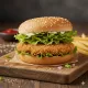 CHICKEN BURGER WITH CHIPS