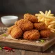 SPICY CHICKEN BITES WITH CHIPS